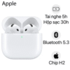 [ QUÀ TẶNG ] Tai nghe Bluetooth Apple AirPods 4 chống ồn chủ động